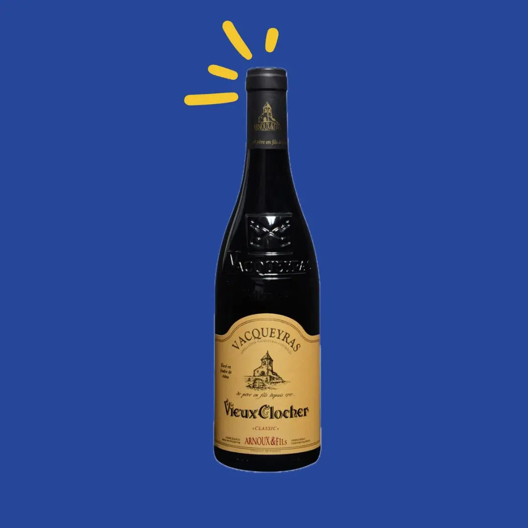 Vacqueyras « Vieux Clocher » – Domaine Arnoux Le caveau des pépites