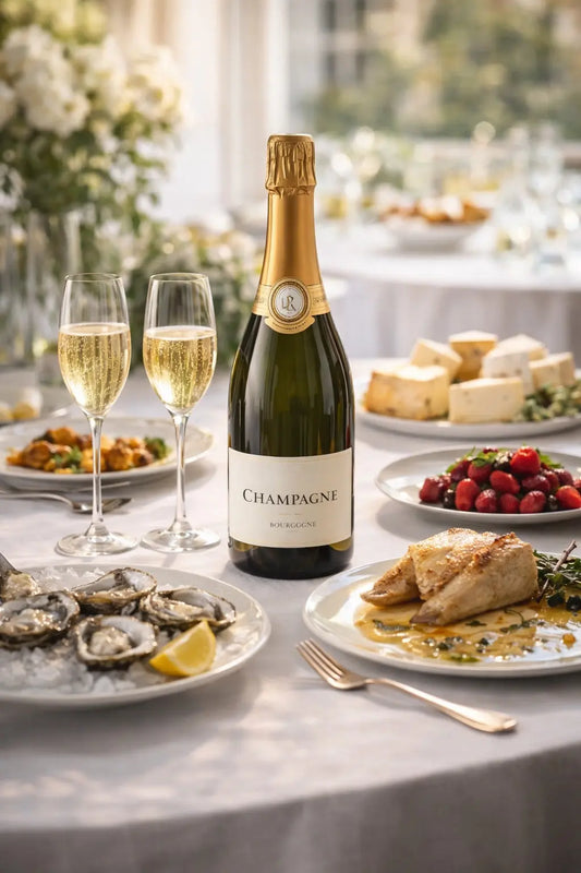 Avec quoi manger du Champagne ? Le guide complet des accords mets et Champagne Le caveau des pépites