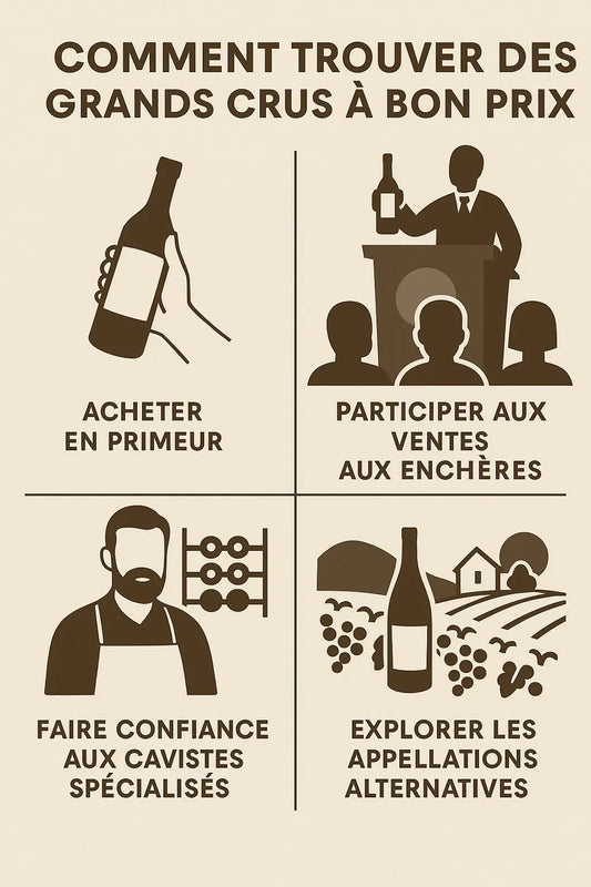 Comment trouver des Grands Crus à bon prix Le caveau des pépites