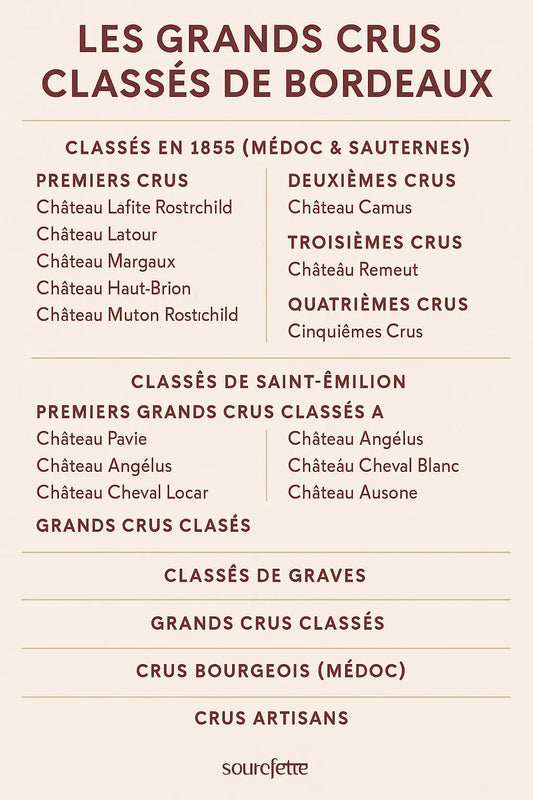 Comprendre les classements des grands crus de Bordeaux Le caveau des pépites