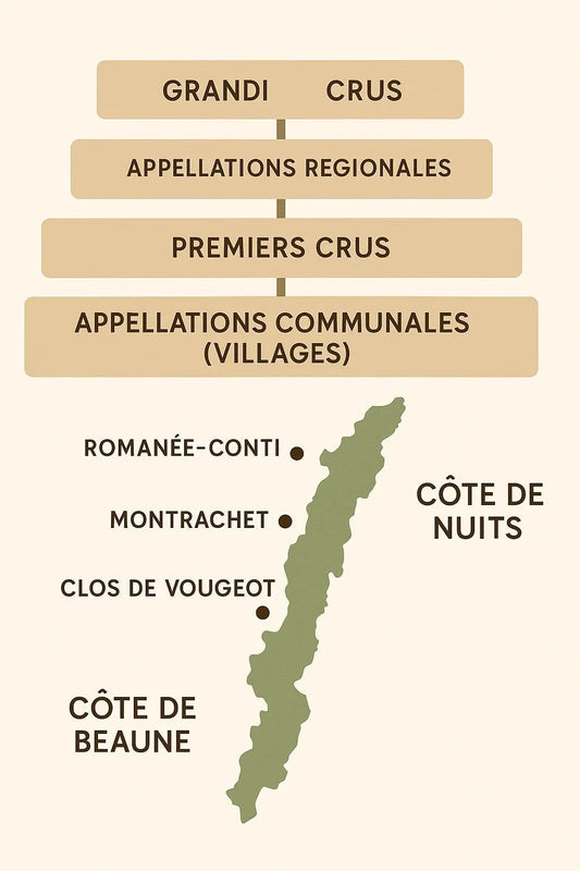 Grands Crus de Bourgogne : climats, hiérarchie et prestige mondial Le caveau des pépites