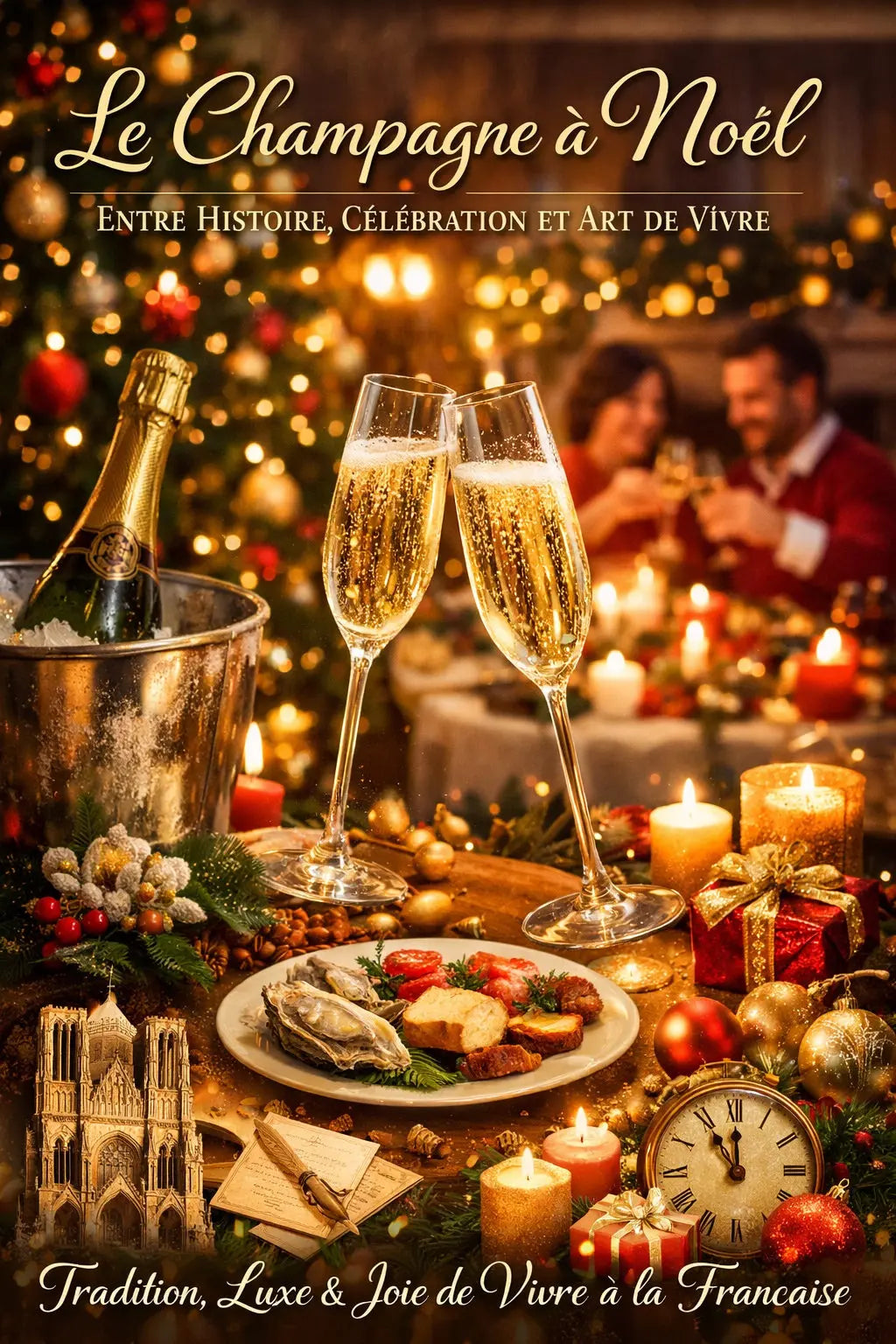 Pourquoi boit-on du champagne à Noël ? Le caveau des pépites
