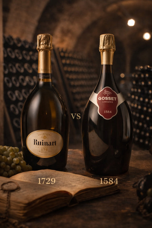 Ruinart vs Gosset : qui est vraiment le premier champagne ?