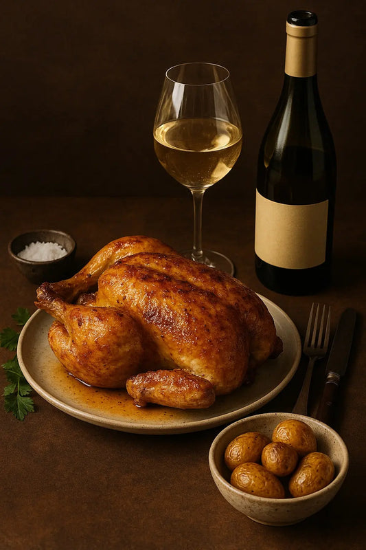 Quel vin choisir pour accompagner un poulet rôti ? Le caveau des pépites