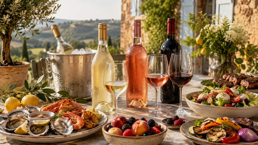 Meilleurs vins à boire en été : blancs frais, rosés fruités et rouges légers