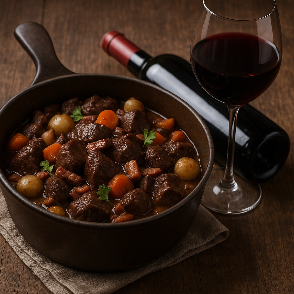 Quel vin rouge choisir pour accompagner un bœuf bourguignon ?