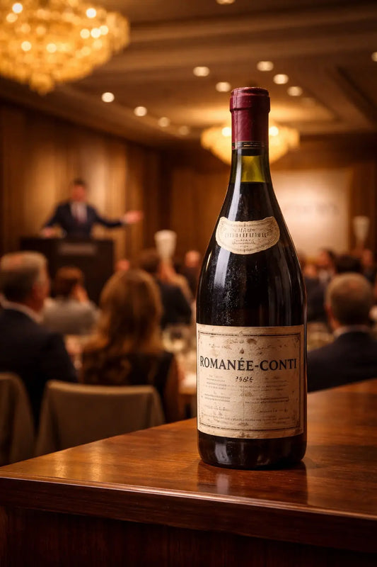 Record historique : une Romanée-Conti 1945 adjugée 812 500 dollars aux enchères