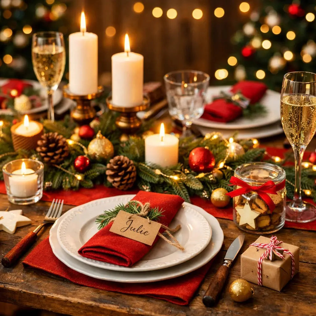 Derniers achats de Noël : réussir une table de Noël élégante et festive Le caveau des pépites
