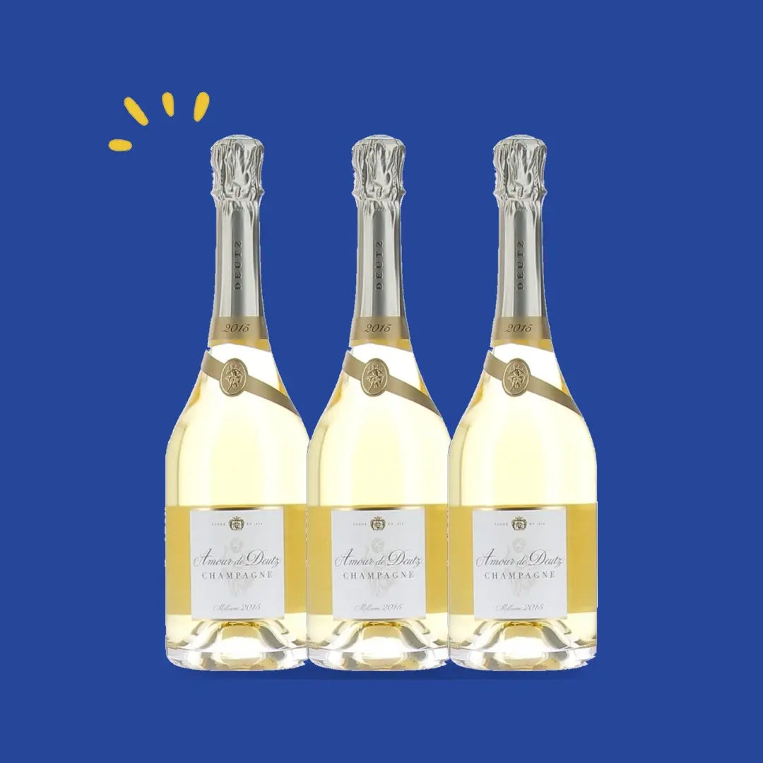 Lot de 3 bouteilles Amour de Deutz 2015
