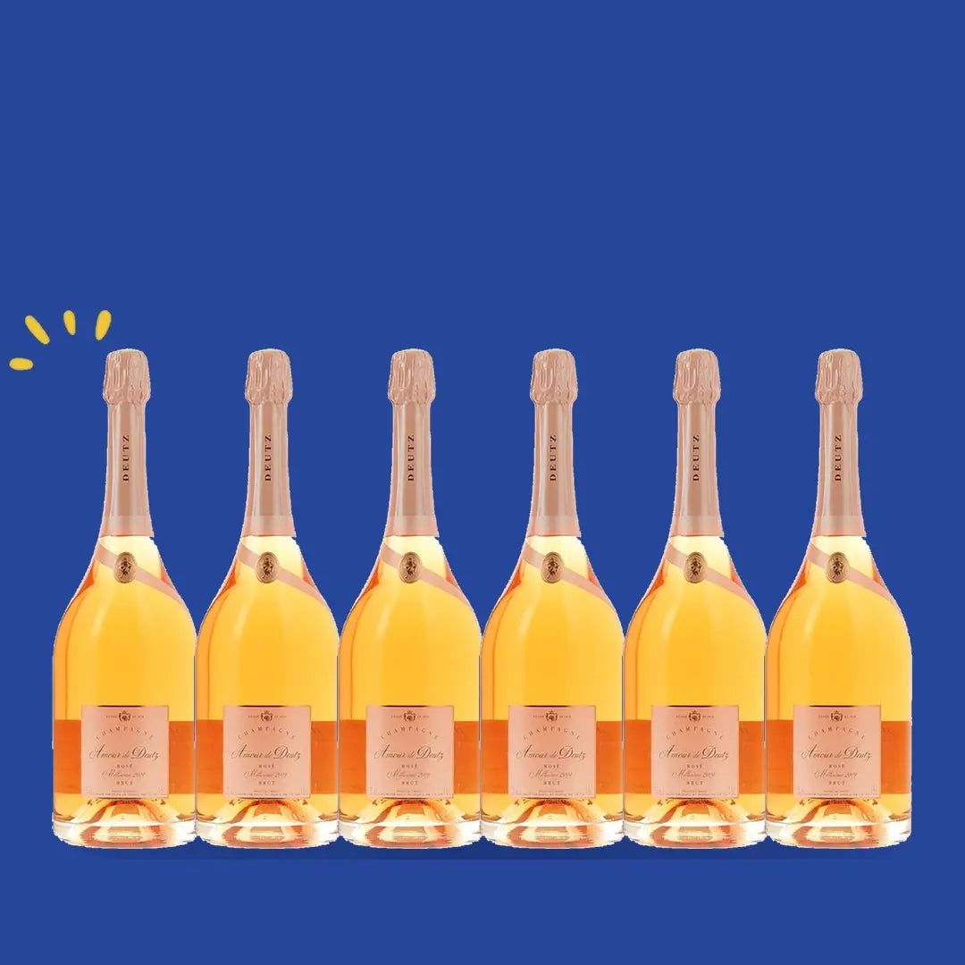 Carton de 6 bouteilles Amour de Deutz Rosé 2013 Magnum
