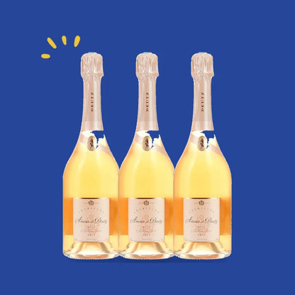 Lot de 3 bouteilles Amour de Deutz Rosé 2015