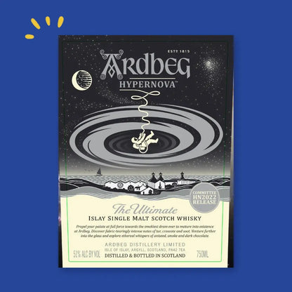 Ardbeg Hypernova Committee Release 2022, étiquette