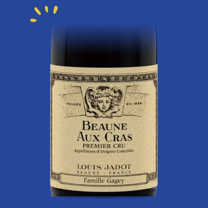 Étiquette Beaune 1er Cru Aux Cras, Louis Jadot Famille Gagey