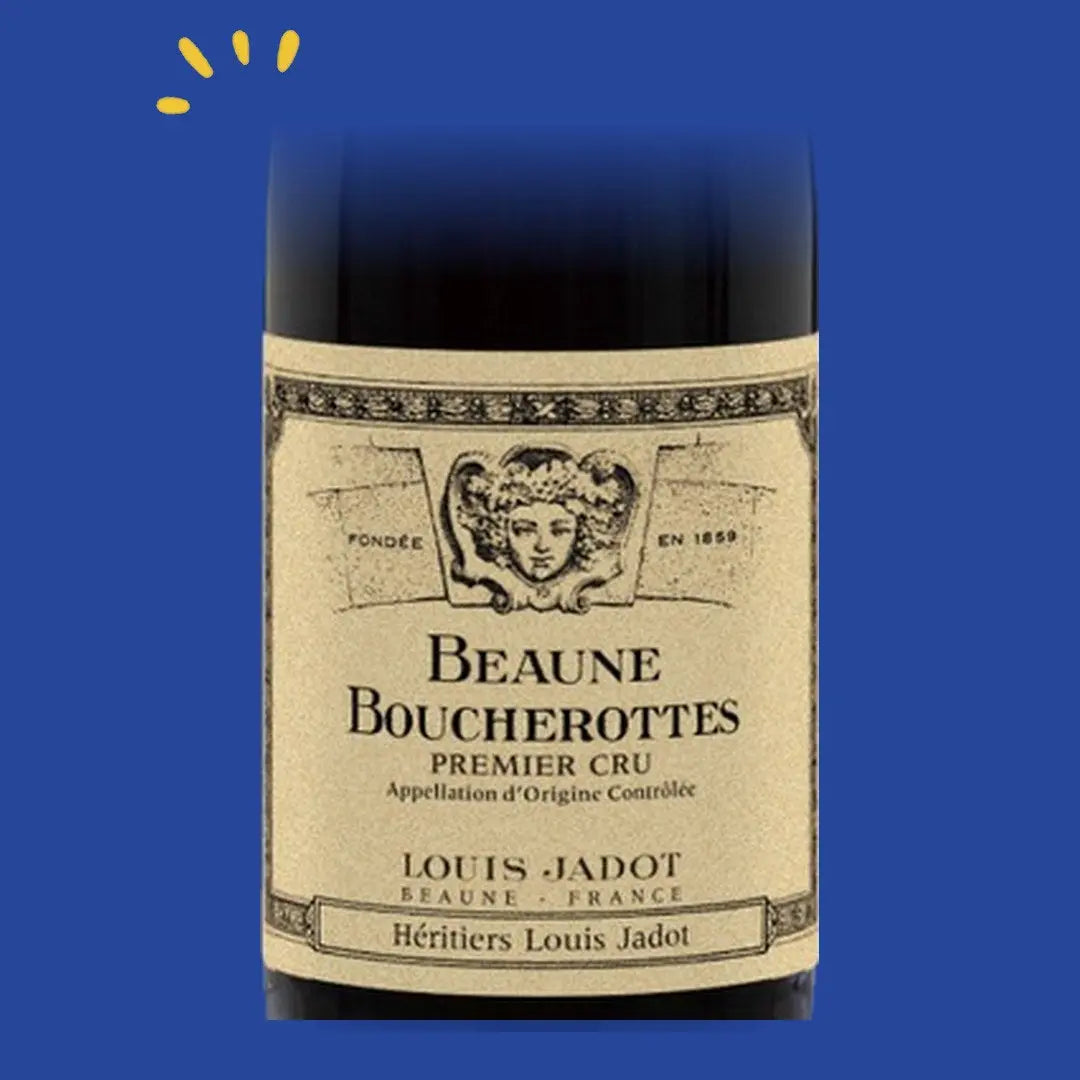 Étiquette Beaune 1er Cru Boucherottes, Héritiers Louis Jadot