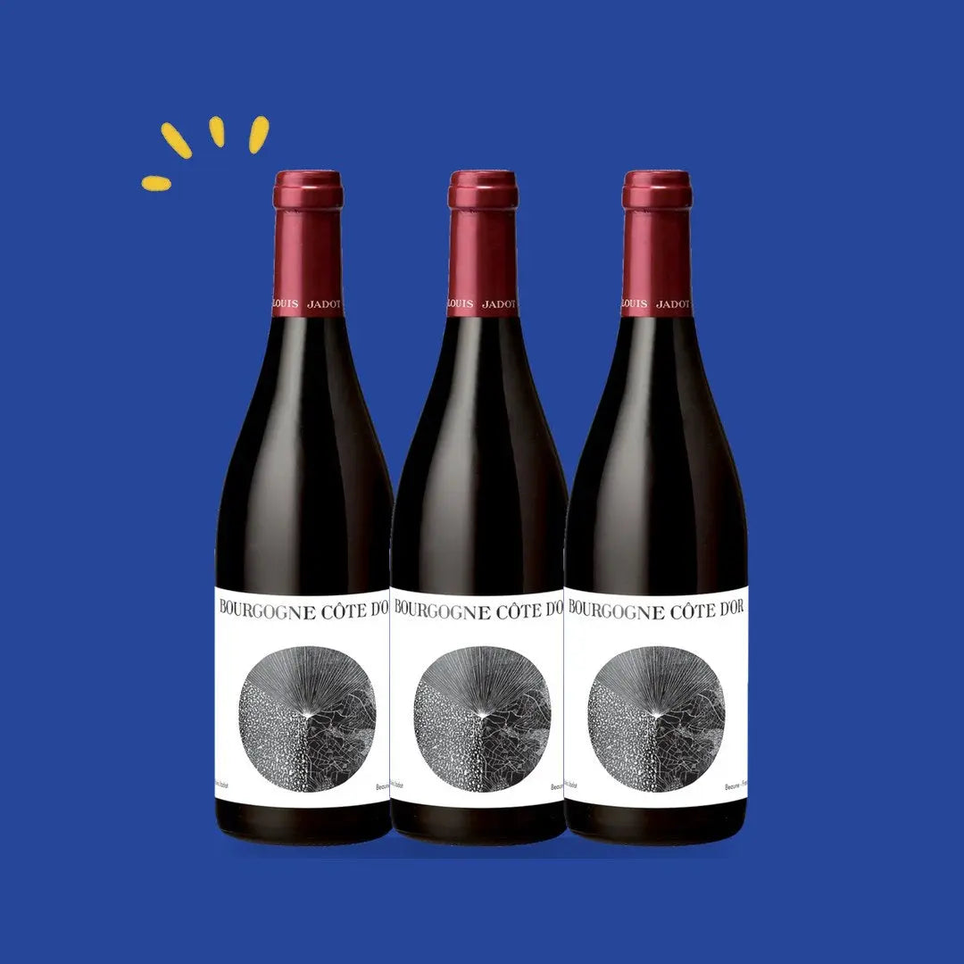 Lot de 3 bouteilles Bourgogne Côte d'Or rouge 2023, Louis Jadot