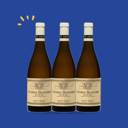 Lot de 3 bouteilles Chablis Grand Cru Blanchot 2023, Louis Jadot