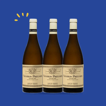 Lot de 3 bouteilles Chablis Grand Cru Preuses 2022, Louis Jadot