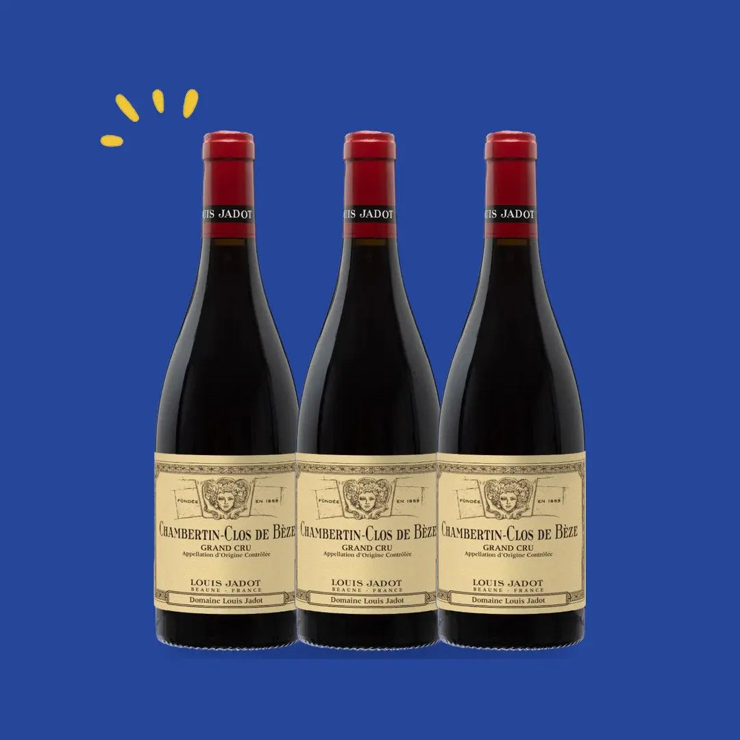 Lot de 3 bouteilles Chambertin-Clos de Bèze Grand Cru 2018, Louis Jadot