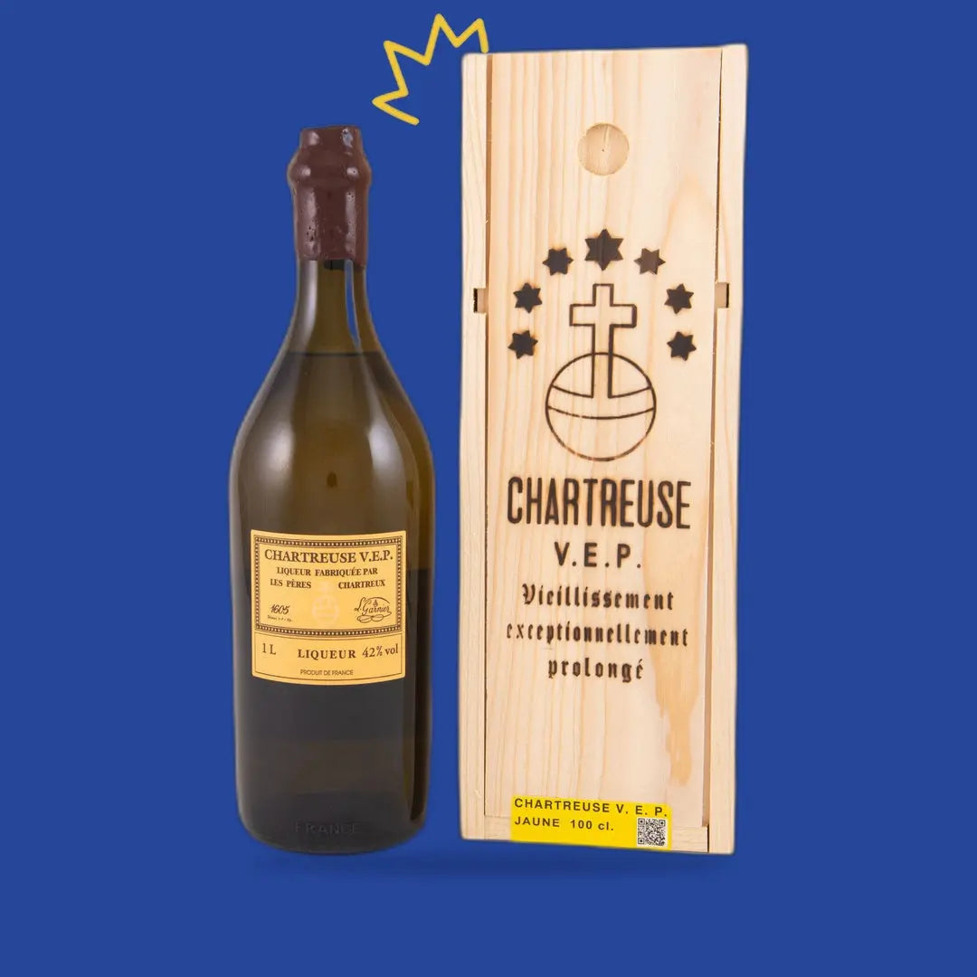 Chartreuse VEP Jaune avec son coffret en bois numéroté