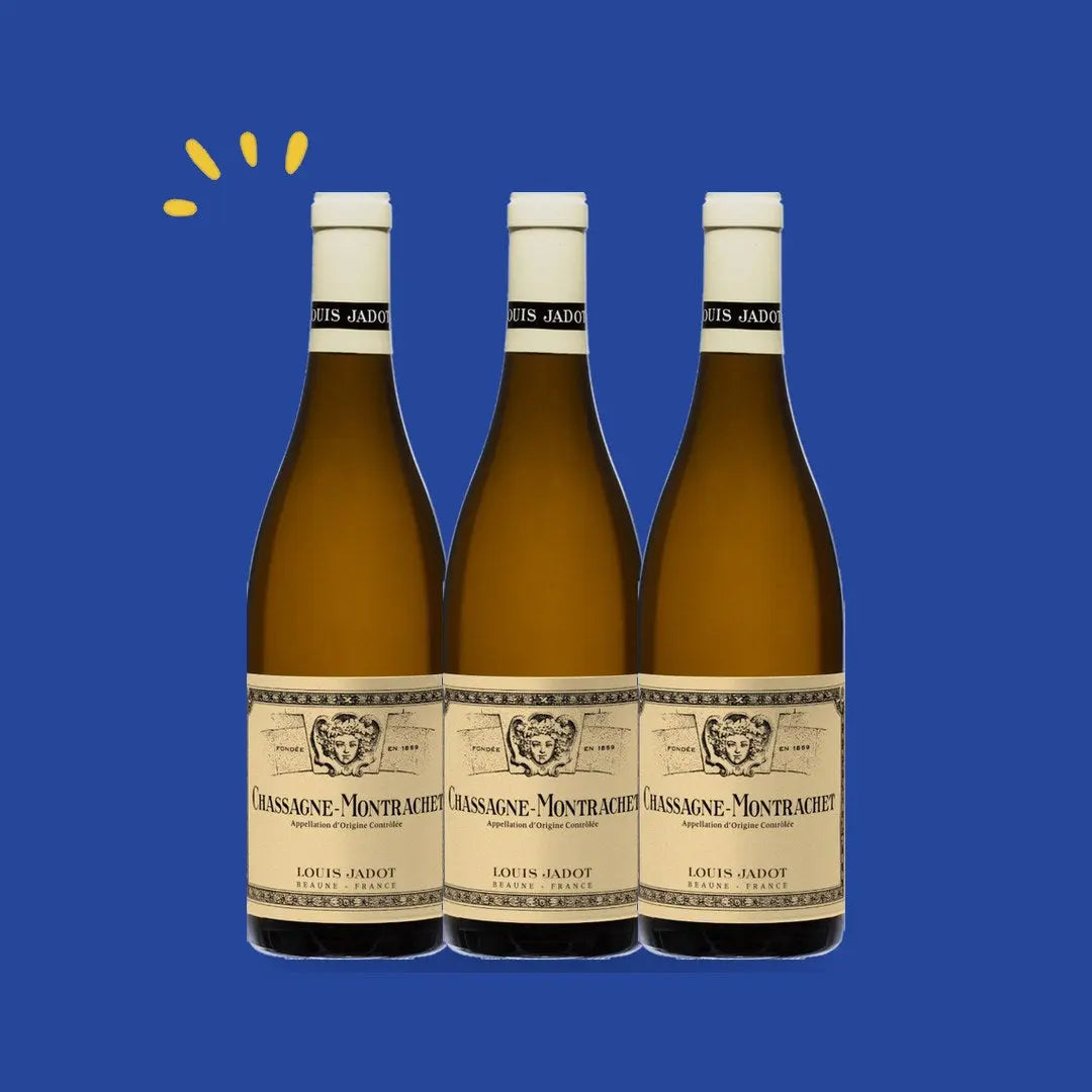 Lot de 3 bouteilles Chassagne-Montrachet blanc 2023, Louis Jadot