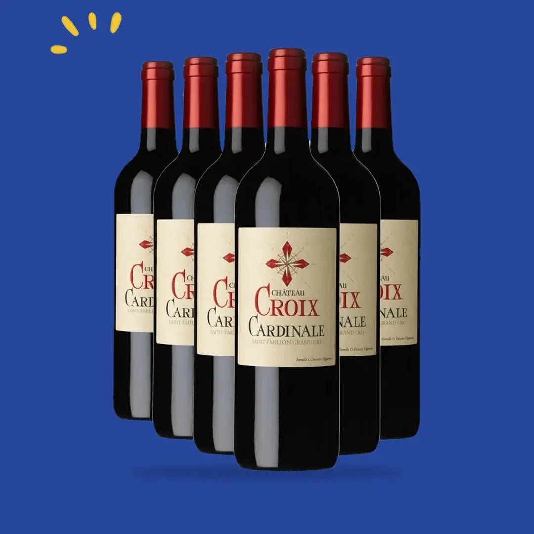 Carton de 6 bouteilles de Château Croix Cardinale, Saint-Émilion Grand Cru