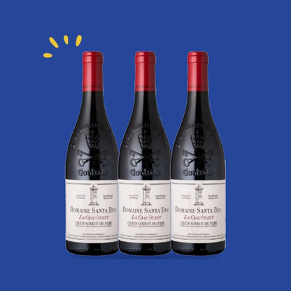 Lot de 3 bouteilles Châteauneuf-du-Pape La Crau Ouest 2021, Santa Duc