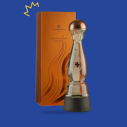 Clase Azul Blanco Ahumado 70 cl avec son coffret orange cuivré
