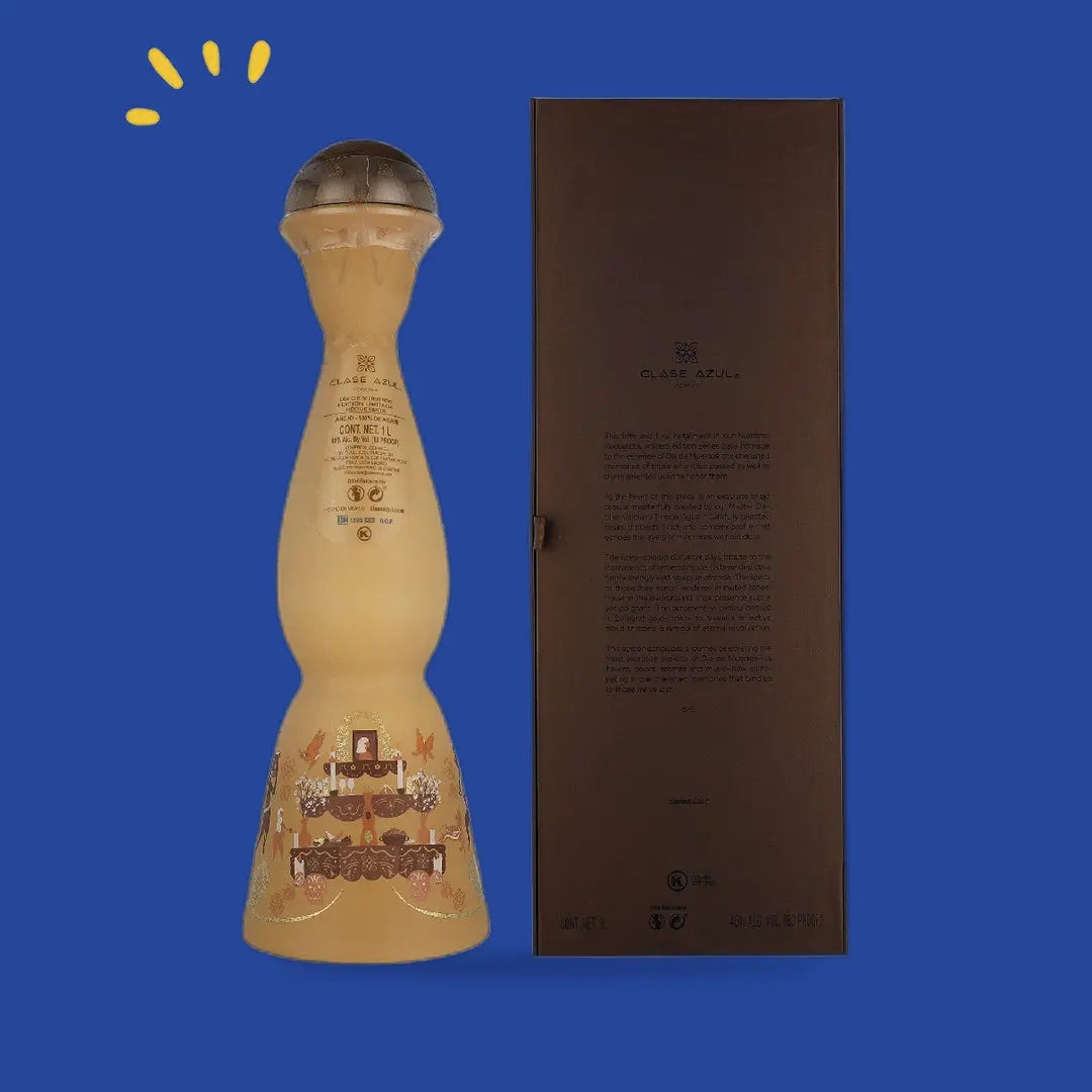 Clase Azul Día de Muertos 2025, dos de la carafe et du coffret