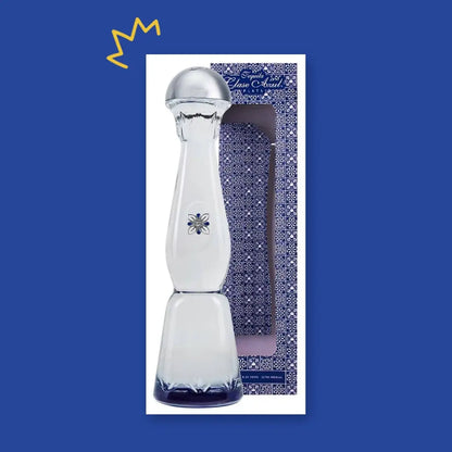 Clase Azul Plata 70 cl avec son étui bleu et blanc