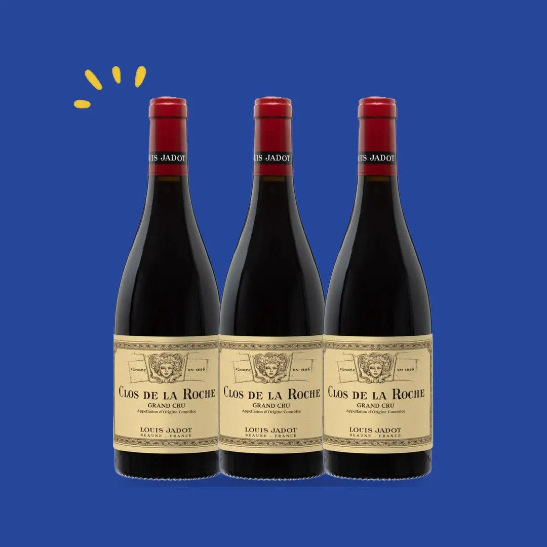 Lot de 3 bouteilles Clos de la Roche Grand Cru, Louis Jadot