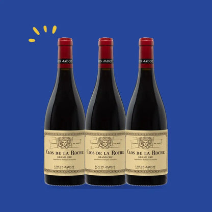 Lot de 3 bouteilles Clos de la Roche Grand Cru, Louis Jadot