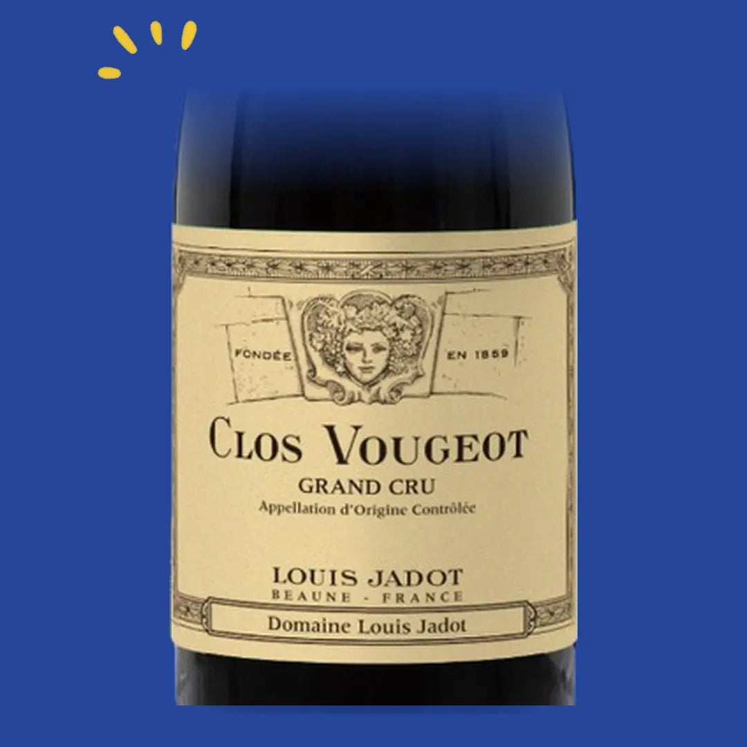 Étiquette Clos Vougeot Grand Cru, Domaine Louis Jadot