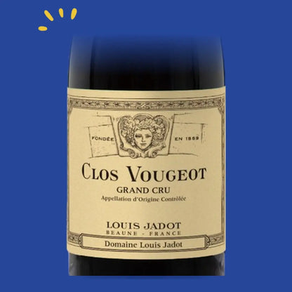 Étiquette Clos Vougeot Grand Cru, Domaine Louis Jadot