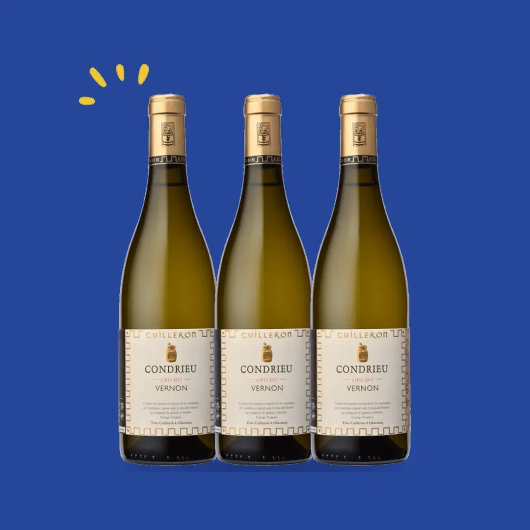 Lot de 3 bouteilles Condrieu Lieu-dit Vernon, Yves Cuilleron