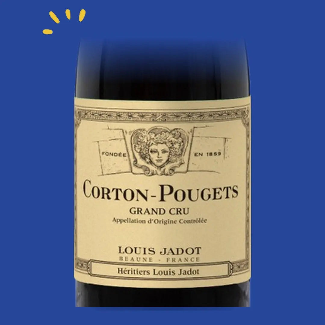 Étiquette Corton-Pougets Grand Cru, Héritiers Louis Jadot