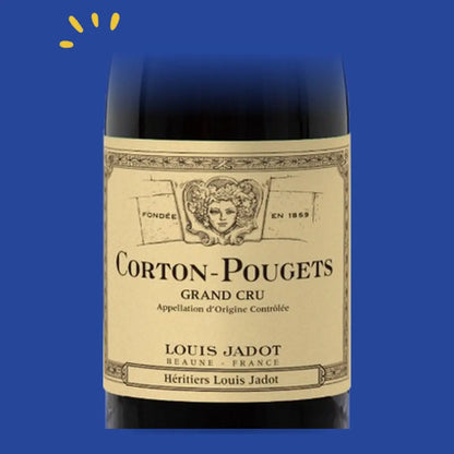Étiquette Corton-Pougets Grand Cru, Héritiers Louis Jadot