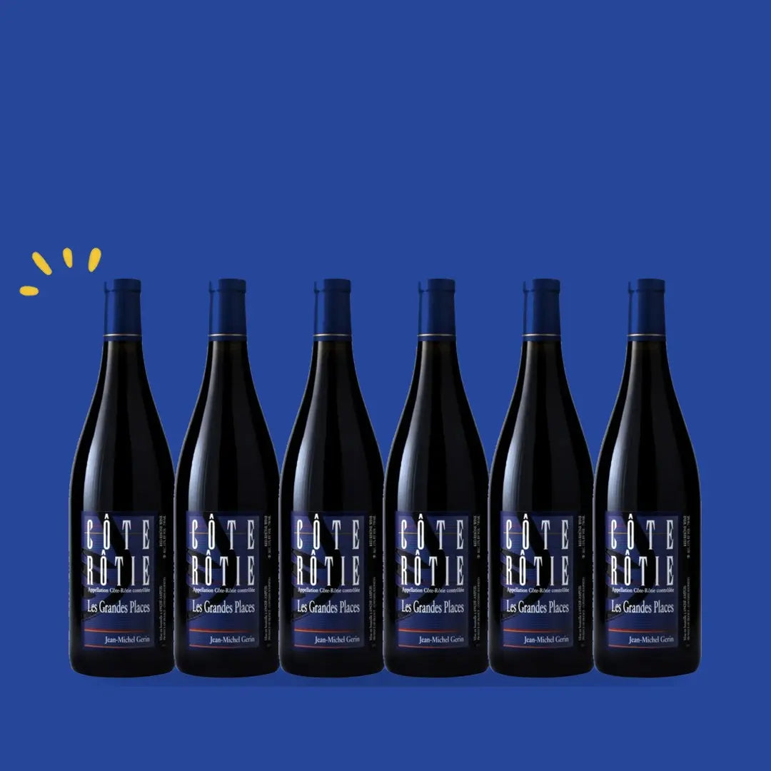 Carton de 6 bouteilles Côte-Rôtie Les Grandes Places 2021, Domaine Jean-Michel Gerin
