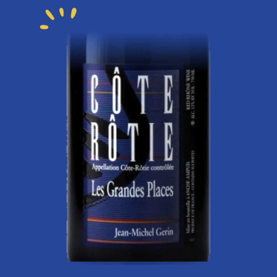 Étiquette Côte-Rôtie Les Grandes Places 2021, Domaine Jean-Michel Gerin