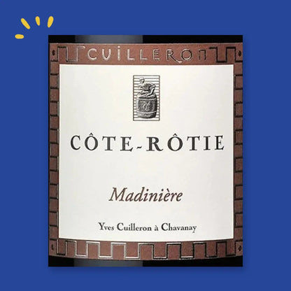 Étiquette Côte-Rôtie Madinière, Yves Cuilleron à Chavanay