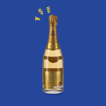 Louis Roederer Cristal 2016, dos de la bouteille et contre-étiquette