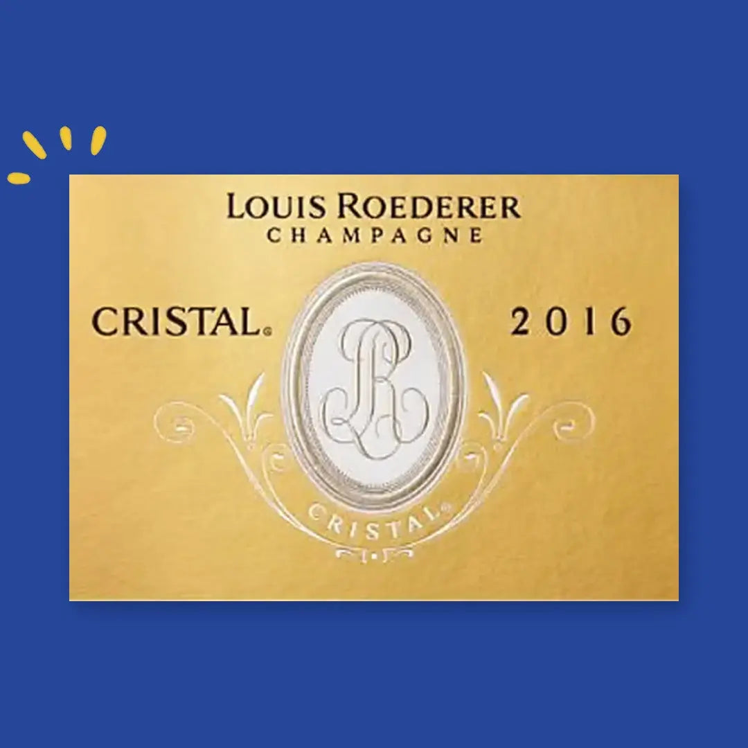 Étiquette Louis Roederer Cristal 2016