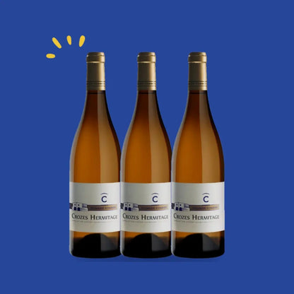 Lot de 3 bouteilles Crozes-Hermitage blanc 2022, Domaine Combier