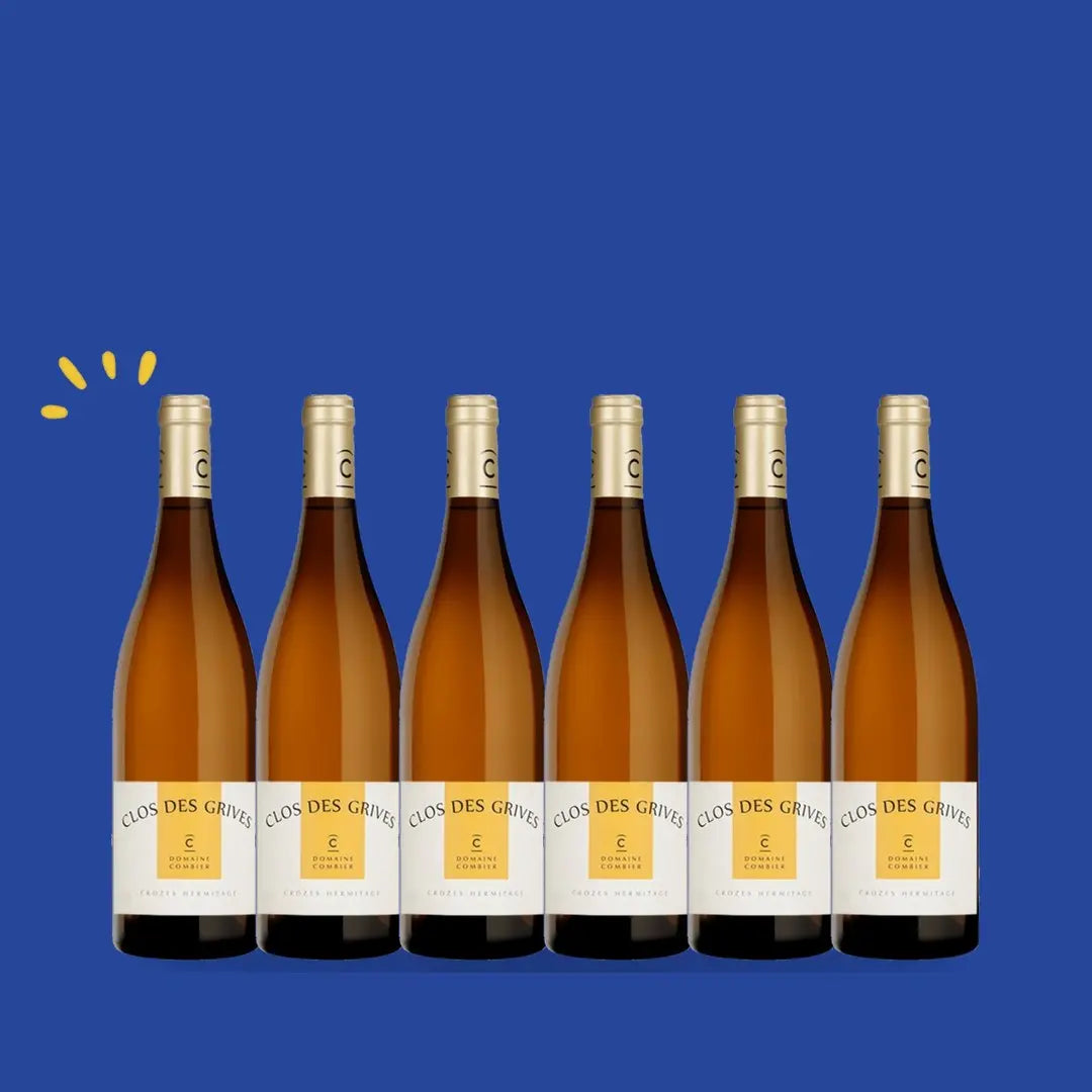 Carton de 6 bouteilles Crozes-Hermitage blanc Clos des Grives 2023, Domaine Combier
