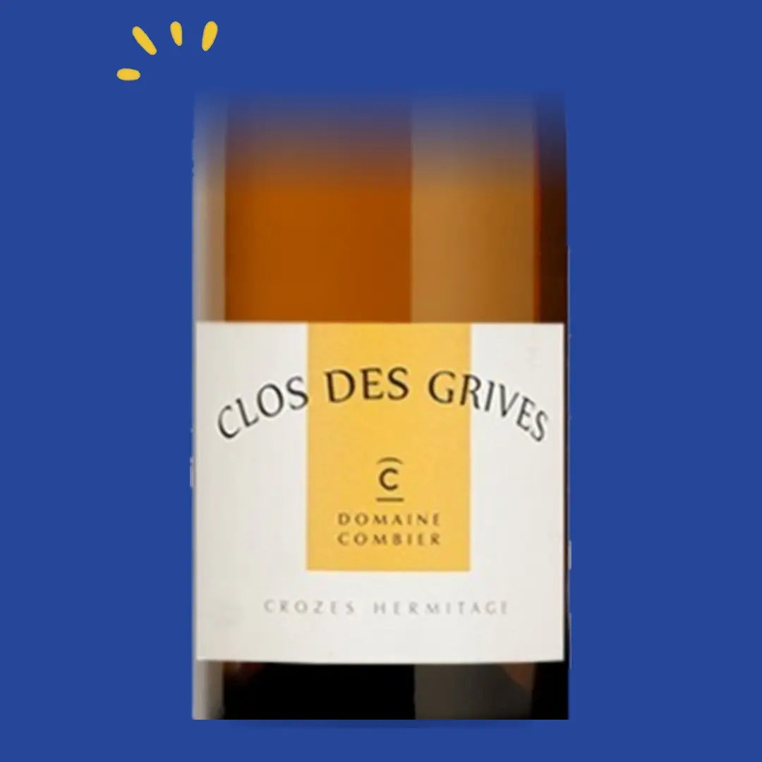 Étiquette Crozes-Hermitage blanc Clos des Grives 2023, Domaine Combier