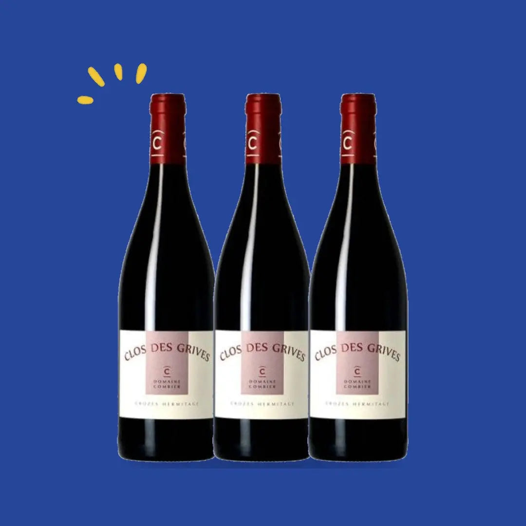 Lot de 3 bouteilles Crozes-Hermitage Clos des Grives 2020 Magnum, Domaine Combier