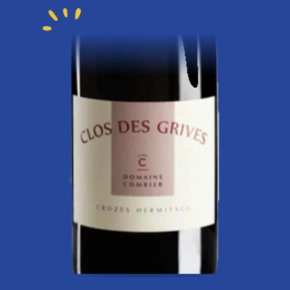 Étiquette Crozes-Hermitage Clos des Grives 2023 Jéroboam, Domaine Combier