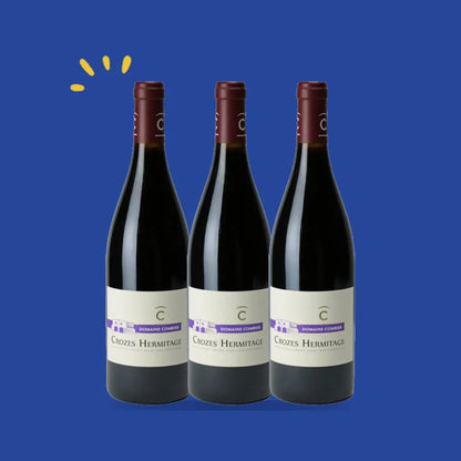Lot de 3 bouteilles Crozes-Hermitage Jéroboam, Domaine Combier