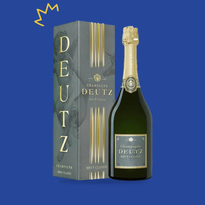 Deutz Brut Classic 75 cl avec son étui cadeau