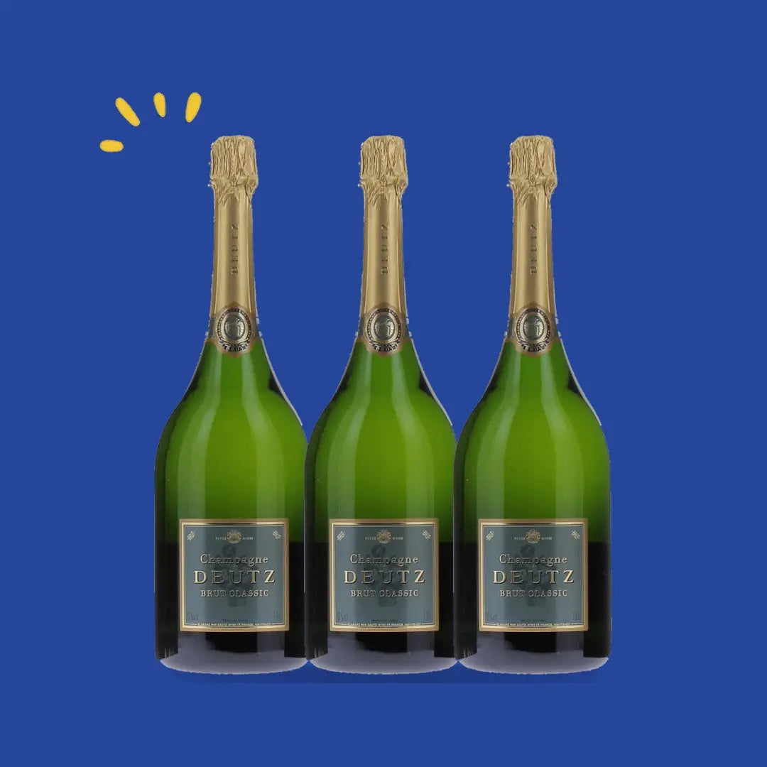 Lot de 3 bouteilles Deutz Brut Classic Magnum