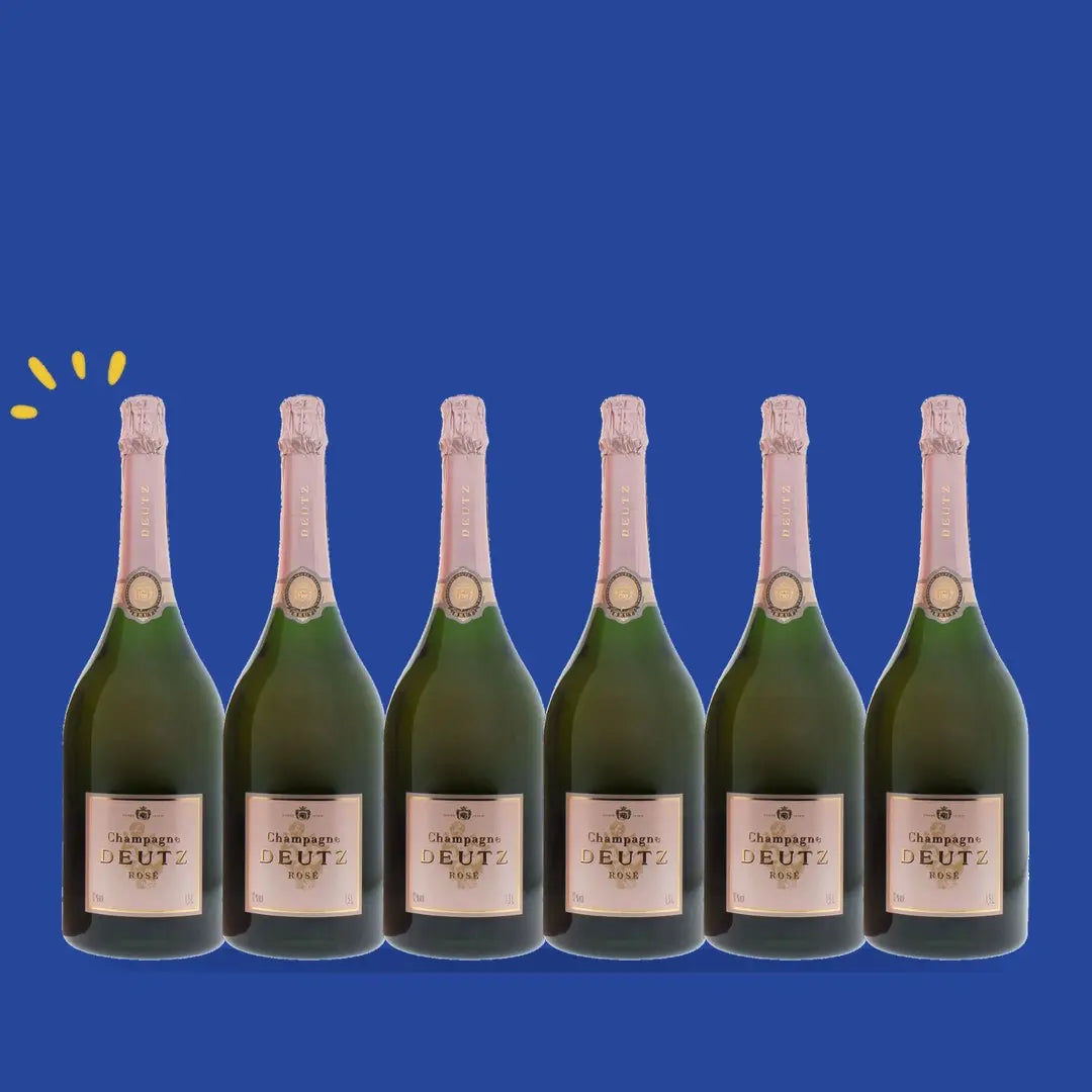 Carton de 6 bouteilles Deutz Brut Rosé Magnum